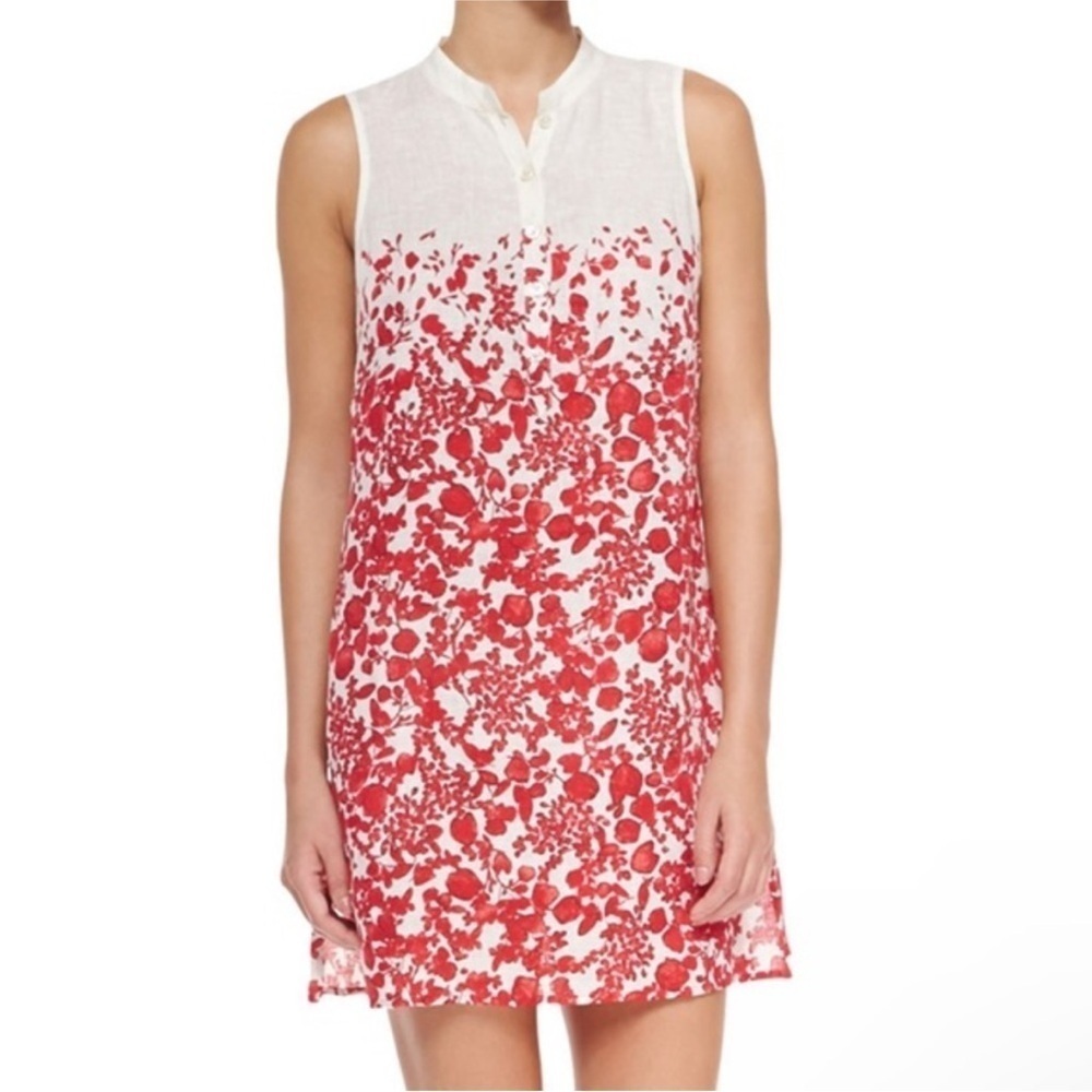Tory Burch issy floral print linen sundress M